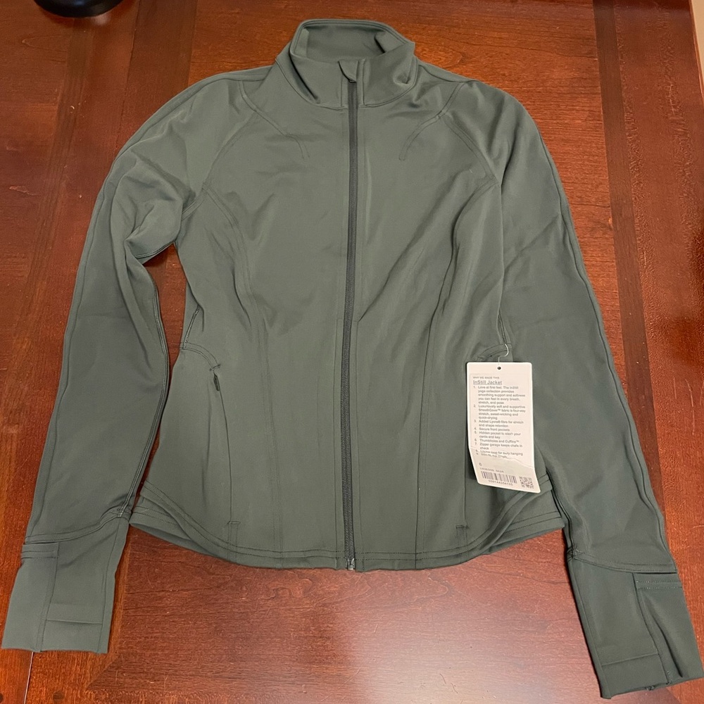 Lululemon Instill Jacket Size 6 in “Smoked Spruce” NWT